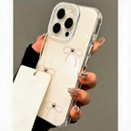 Pearl Bow Clear Phone Case