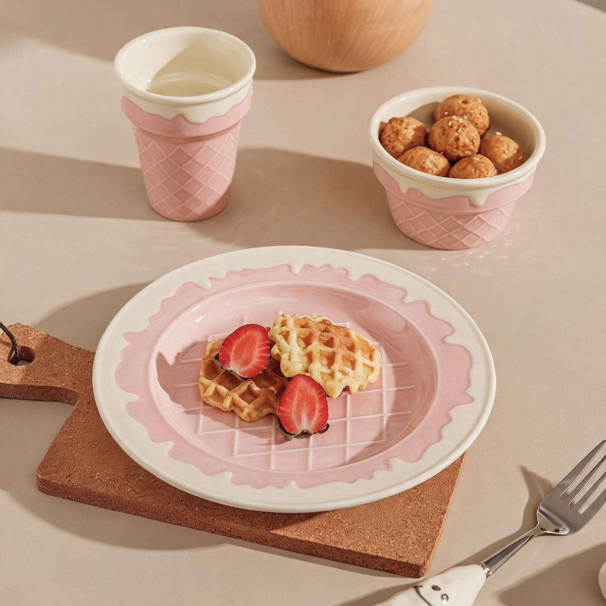 Waffle Cone Dessert Tableware