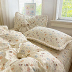 Pompom Edge Cartoon Pillowcase