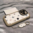 Puffy Animal Faces iPhone Case