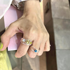 Squared Chunky Stacking Ring