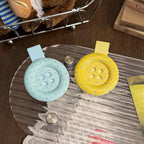 Oversized Button Hair Clips
