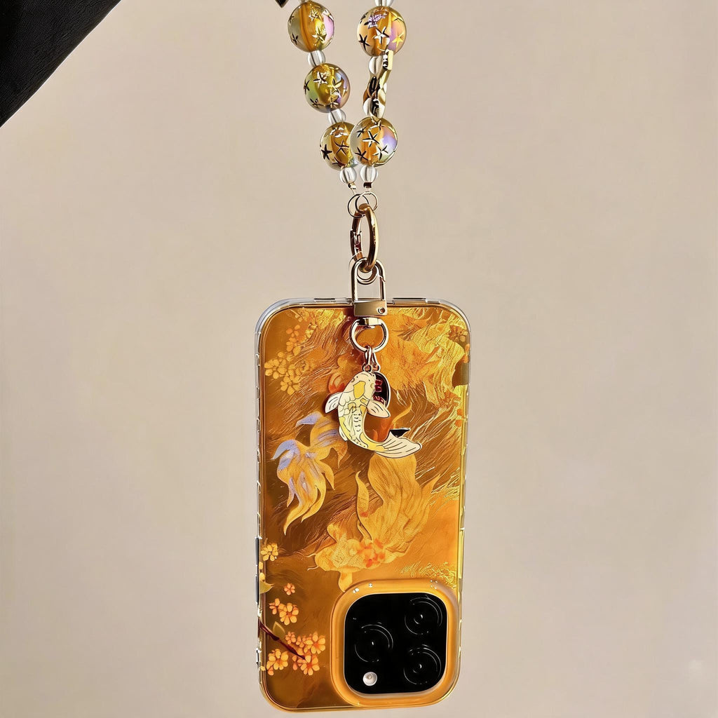 Gold Koi Blossom Phone Case