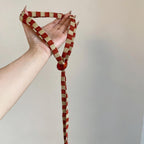 Striped Ring Tie Belt