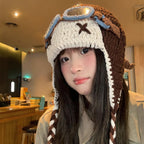 Aviator Goggle Earflap Hat
