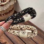 Ditsy Floral Padded Snap Clip