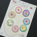 Pastel Macaron Craft Buttons