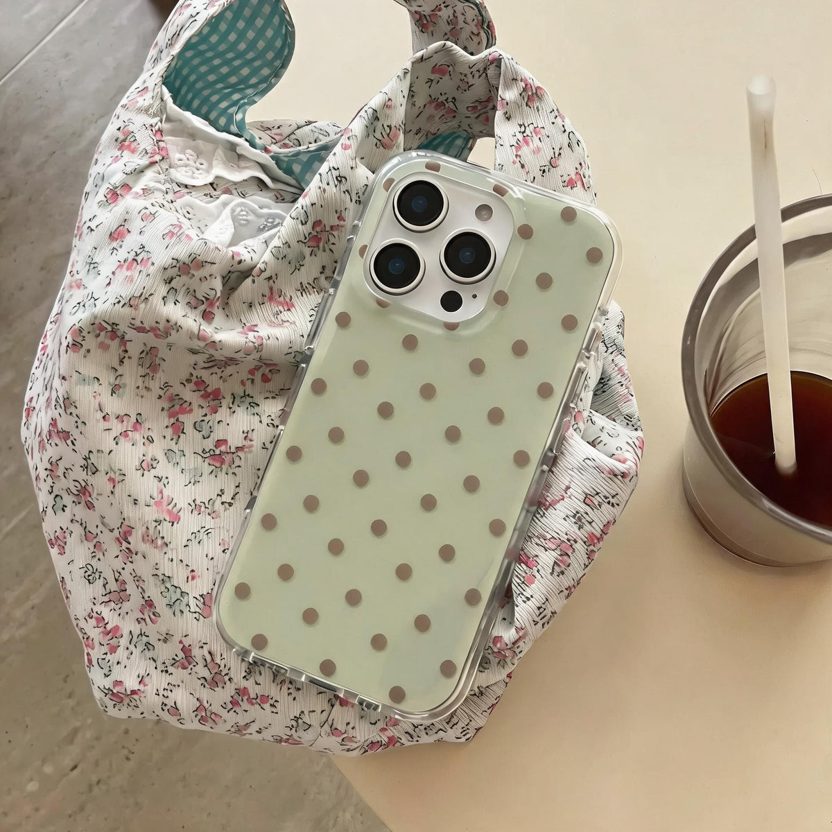Pastel Polka Dot iPhone Case