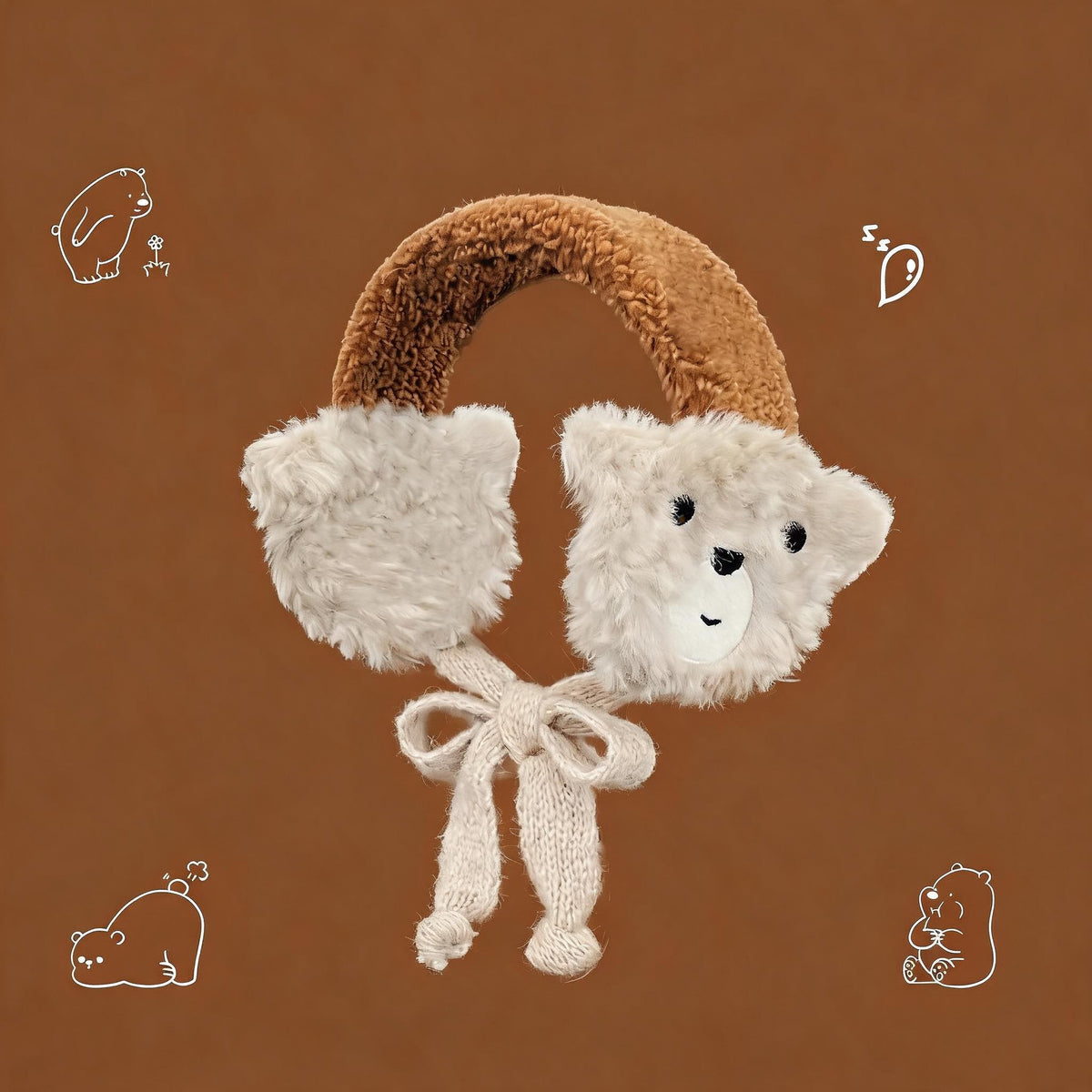 Bow Tie Winter Earmuffs