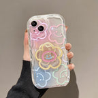 Smiley Bloom Wavy iPhone Case