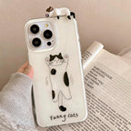 Stretching Cat iPhone Case