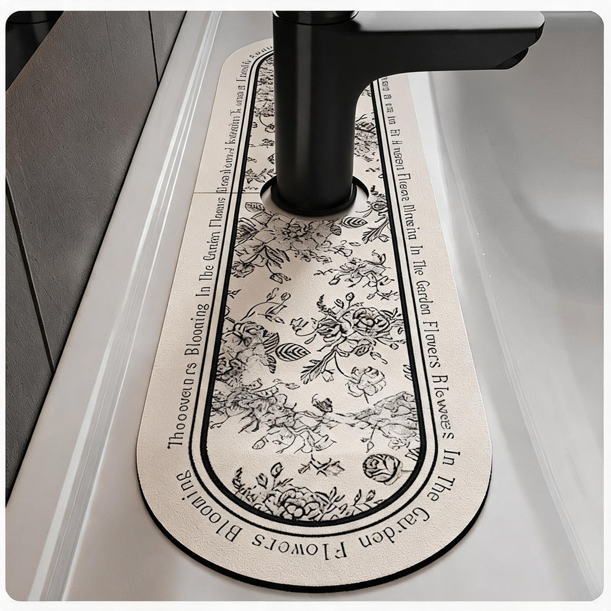 Toile Faucet Splash Mat
