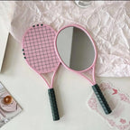 Tennis Racket Handheld Mirror