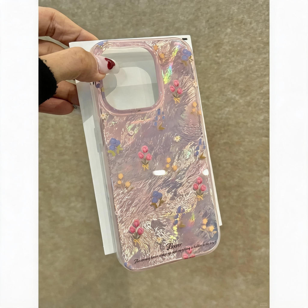 Holo Foil Flower iPhone Case