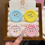 Giant Button Hair Clips