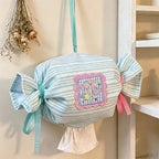 Striped Candy Hanging Tissue Holder