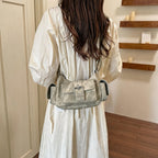 Cargo Pocket Slouchy Shoulder Bag
