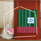 Striped Wall Cat Scratcher