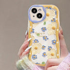 Painted Blossom Wave Phone Case – Blossom Strap Designs