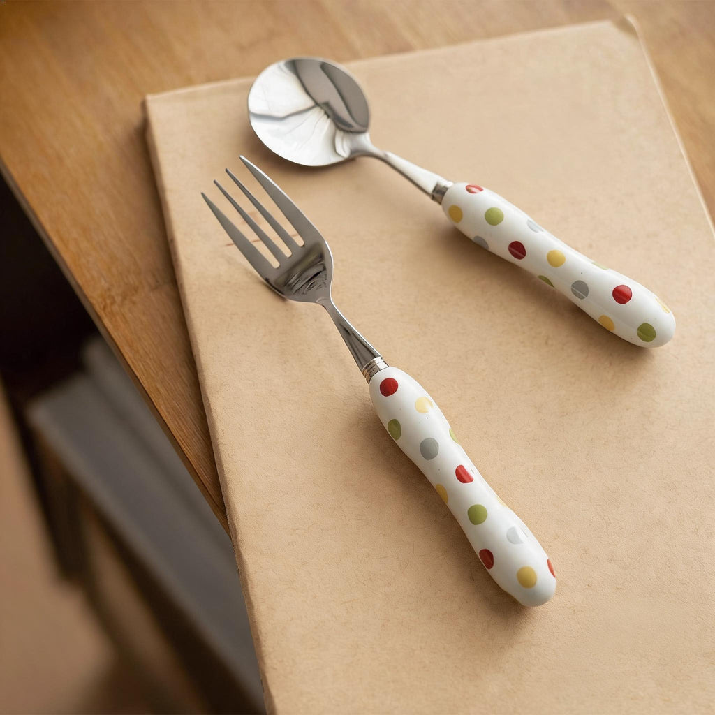 Polka Dot Cutlery Trio