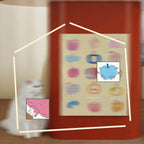 Apple Print Cat Scratch Pad