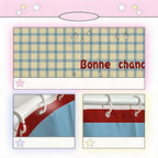 Two-Tone Gingham Shower Curtain