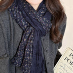 Crinkle Ditsy Floral Scarf