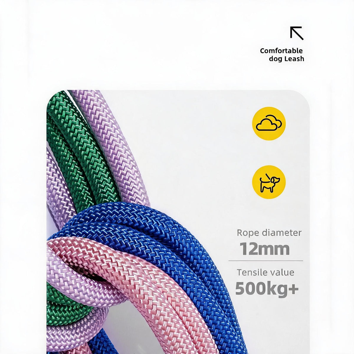Padded Handle Slip Dog Lead