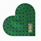 Retro Polka Heart Doormat
