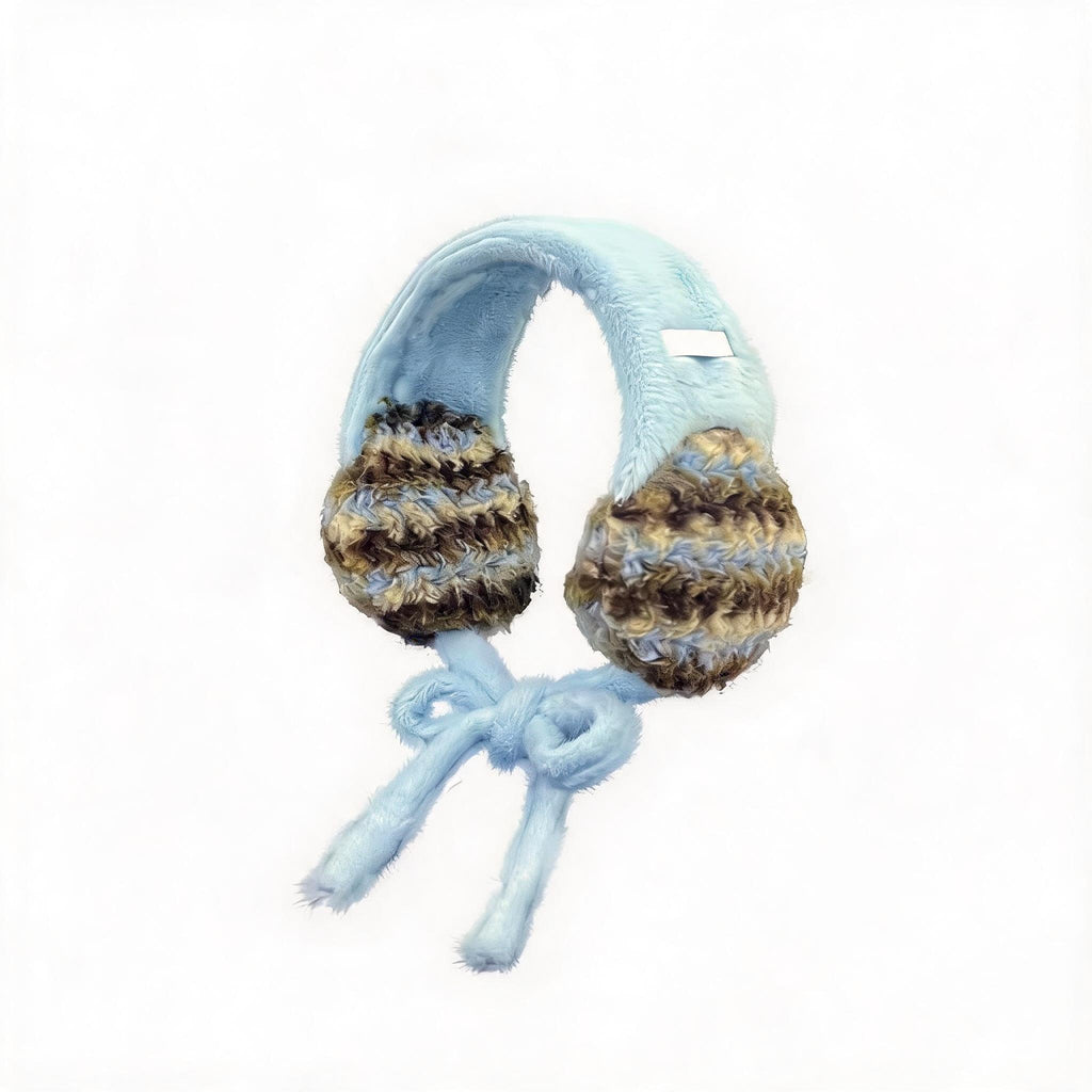 Two-Tone Fluffy Winter Earmuffs