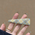 Plaid Strawberry Triangle Hair Clips