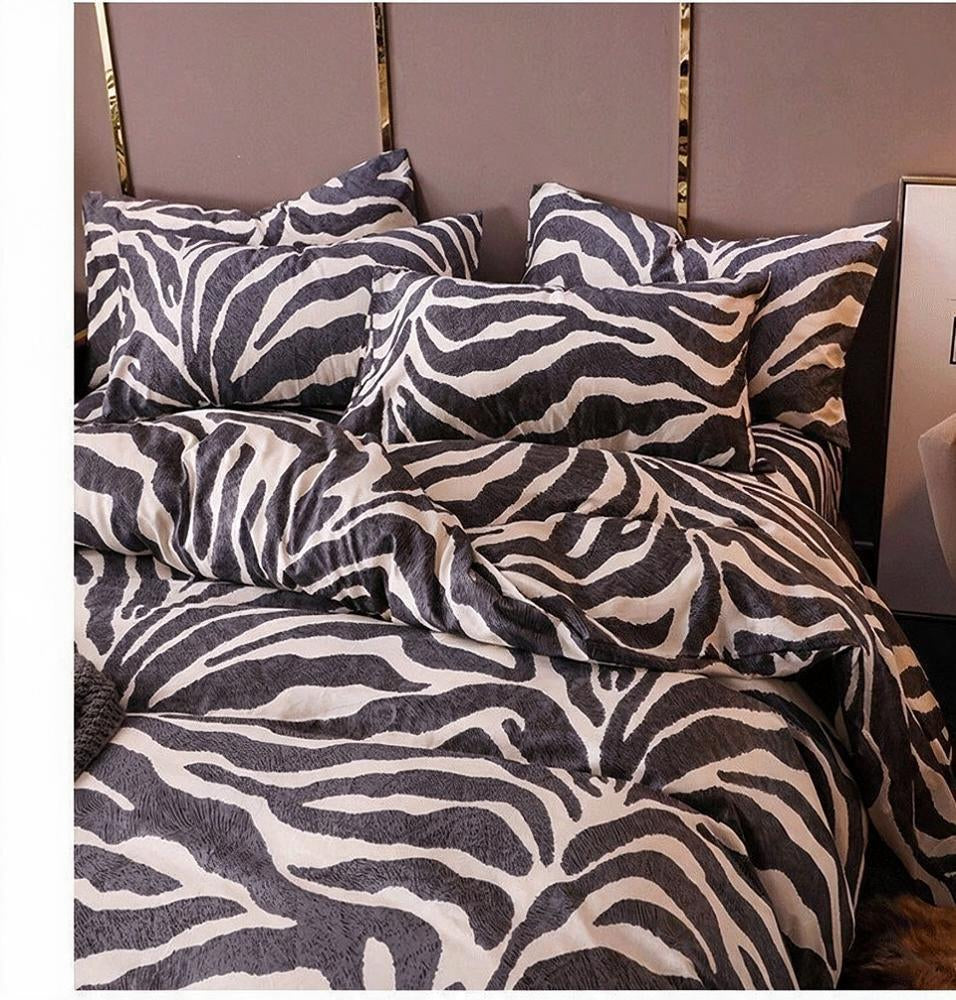 Animal Print Cotton Bedding Set