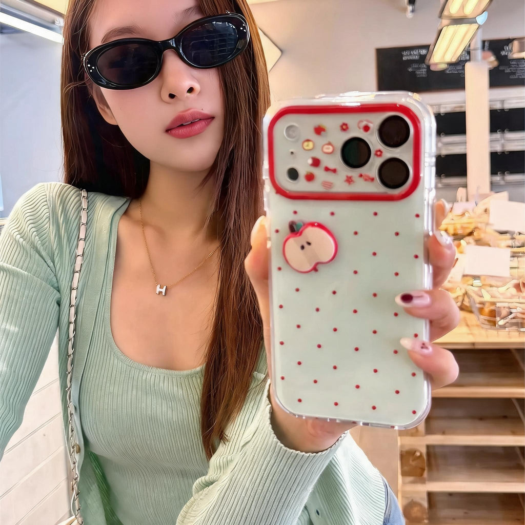 Mint Apple Dot Phone Case – iPhone, Huawei & Xiaomi