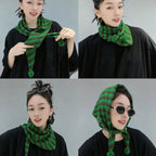 Pom Pom Knit Kerchief