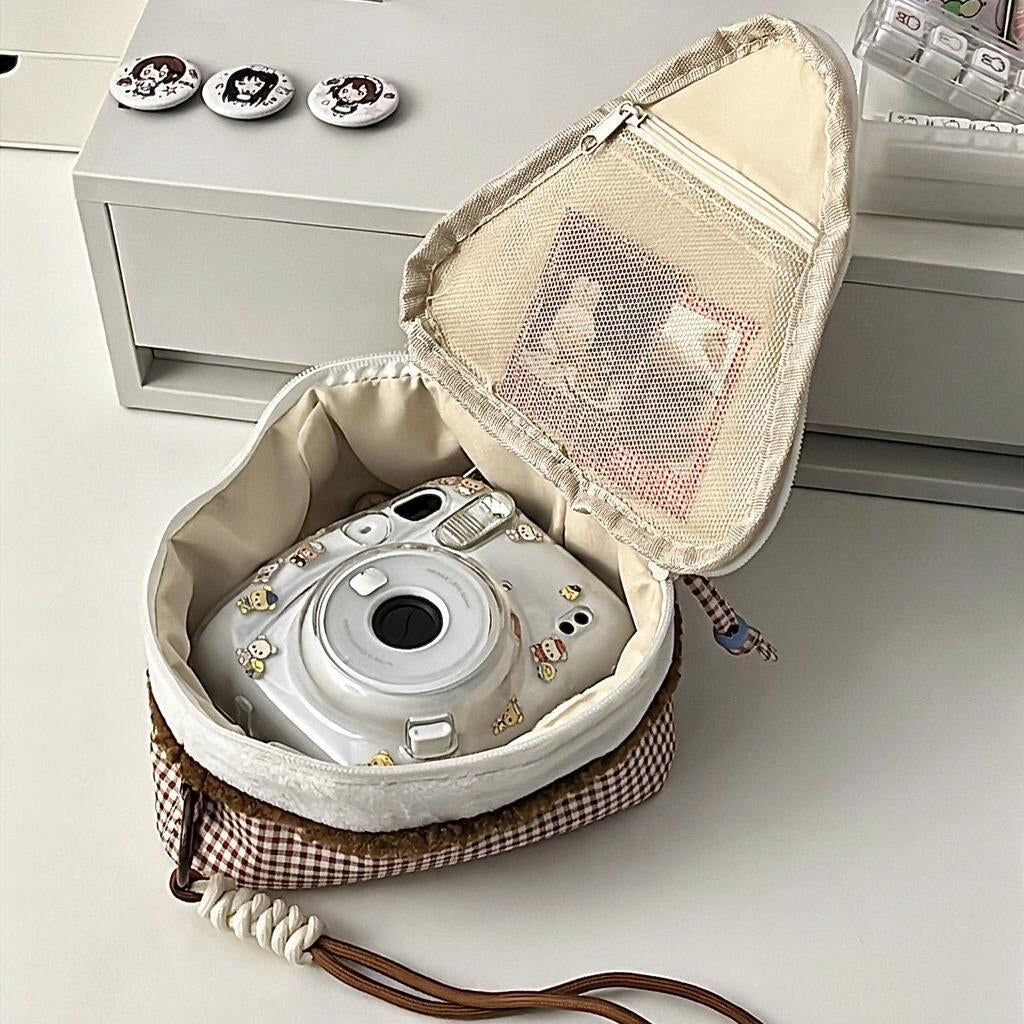 Cherry Cake Slice Camera Pouch