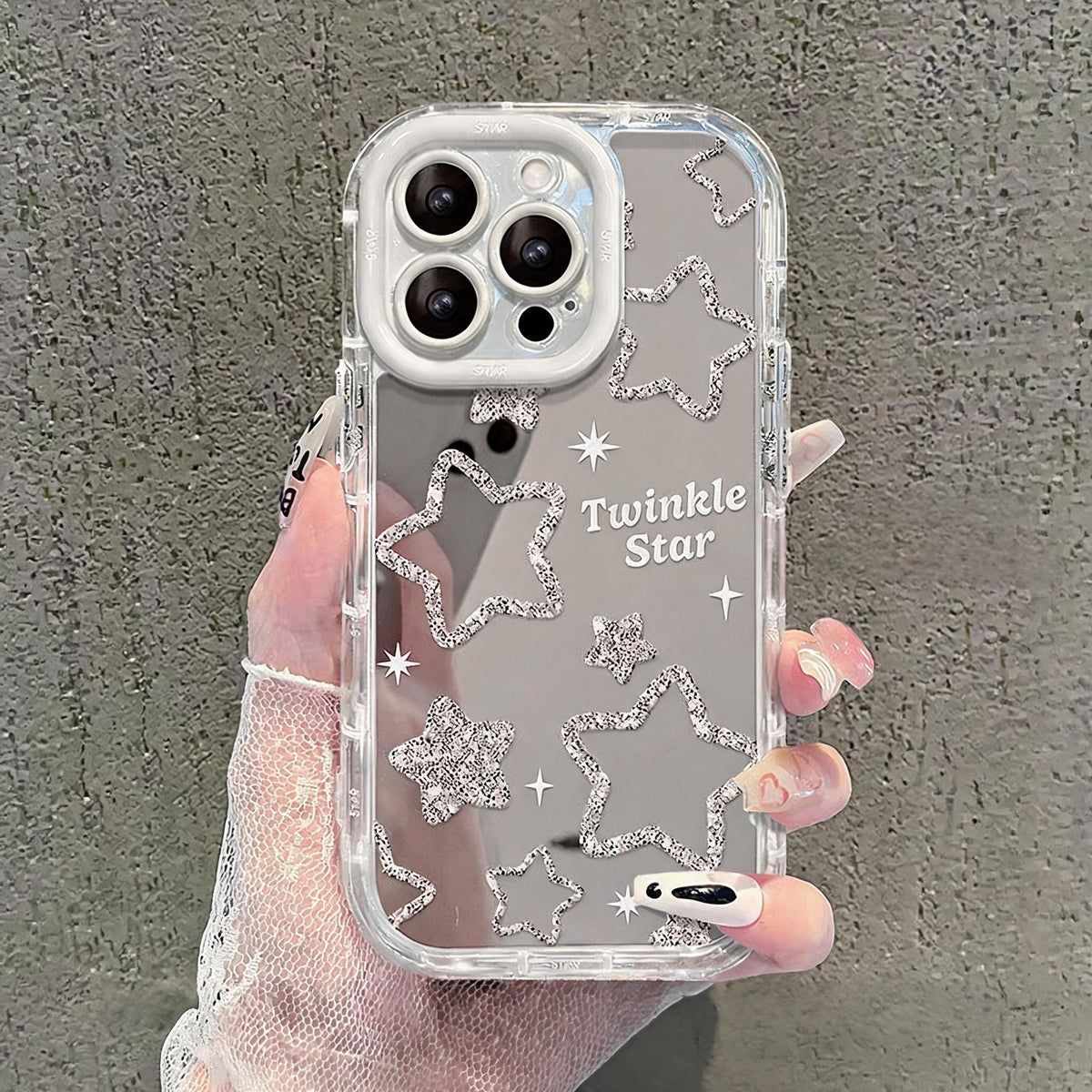 Sparkle Bumper Mirror iPhone Case