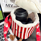 Smiling Popcorn Carton Camera Bag
