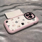 Puffy Animal Faces iPhone Case