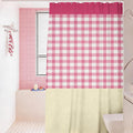 Two-Tone Gingham Shower Curtain