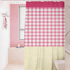 Two-Tone Gingham Shower Curtain