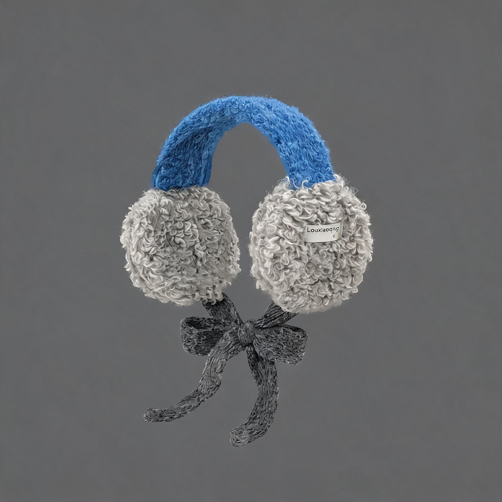 Two-Tone Fluffy Winter Earmuffs