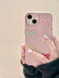 Embroidered Bow iPhone Case