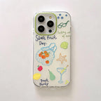 Sweet Fruit Sketch iPhone Case