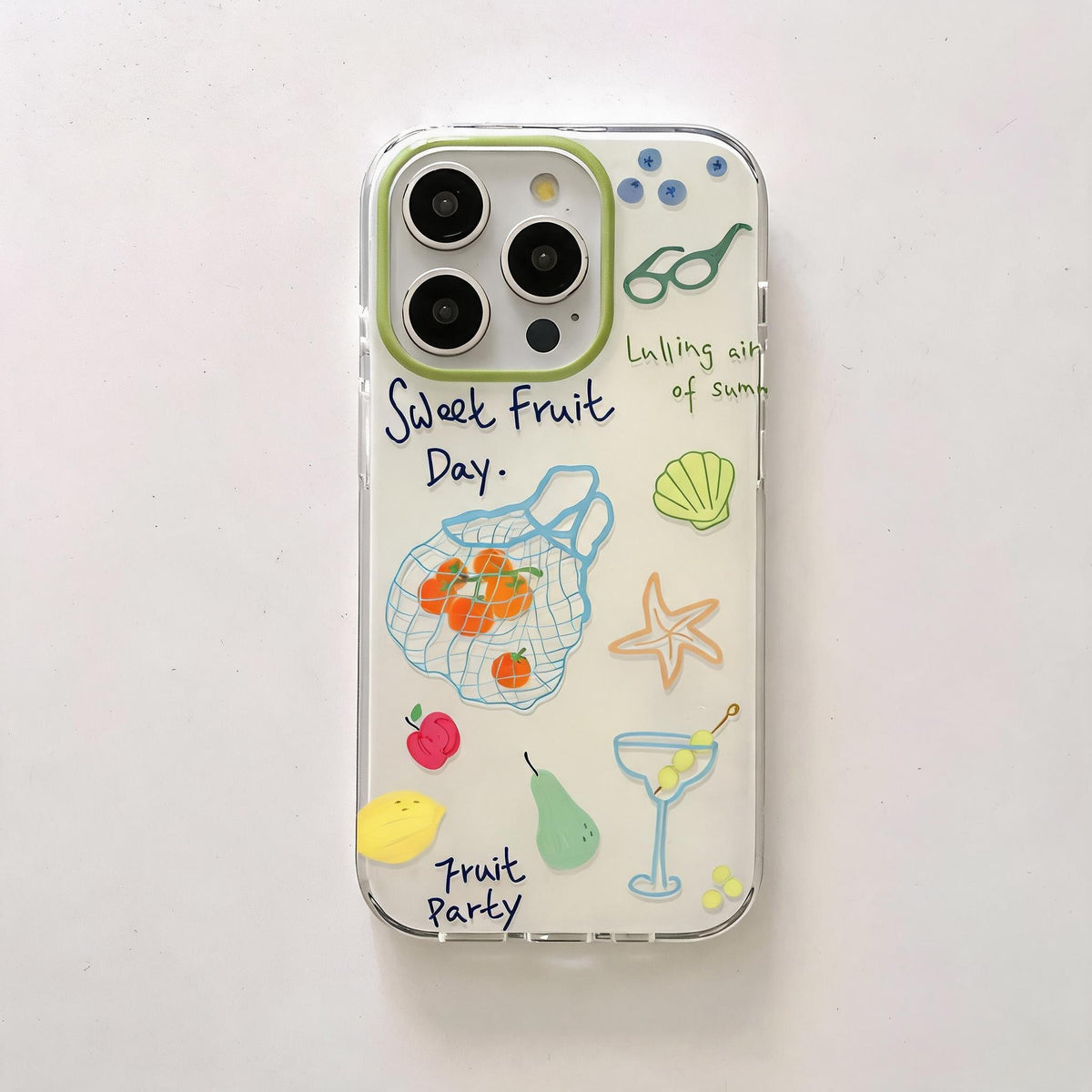 Sweet Fruit Sketch iPhone Case