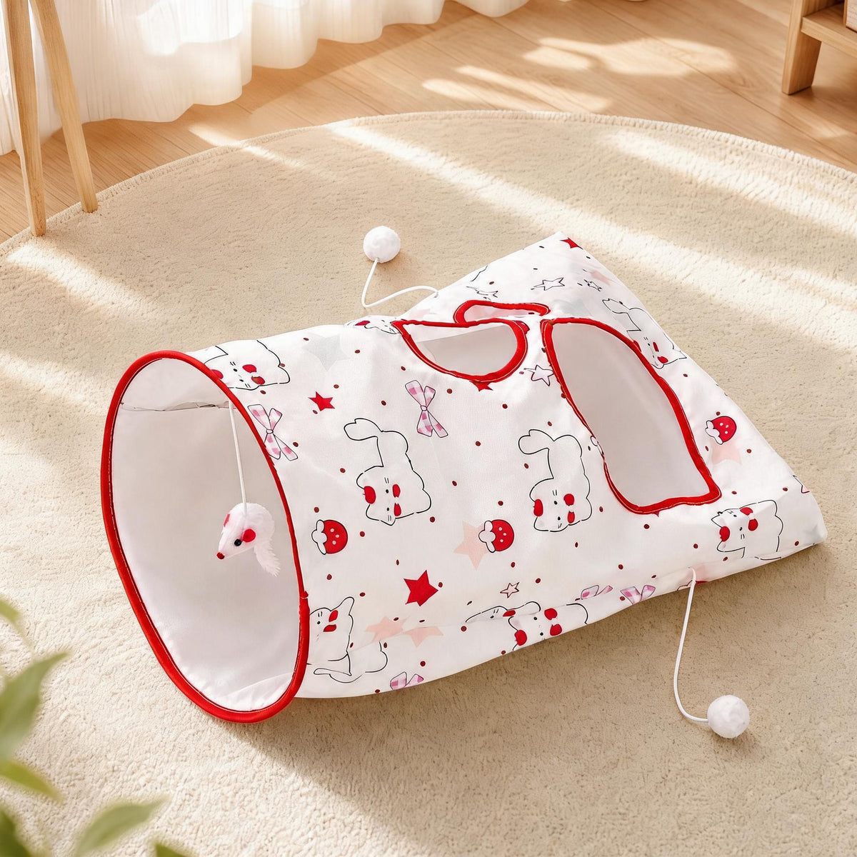 Crinkle Cat Play Tunnel