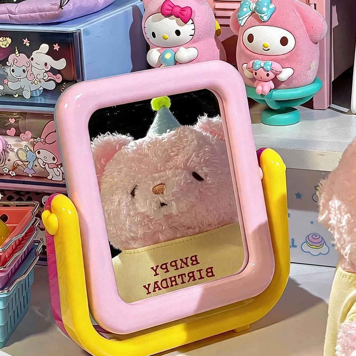 Macaron Swivel Desk Mirror