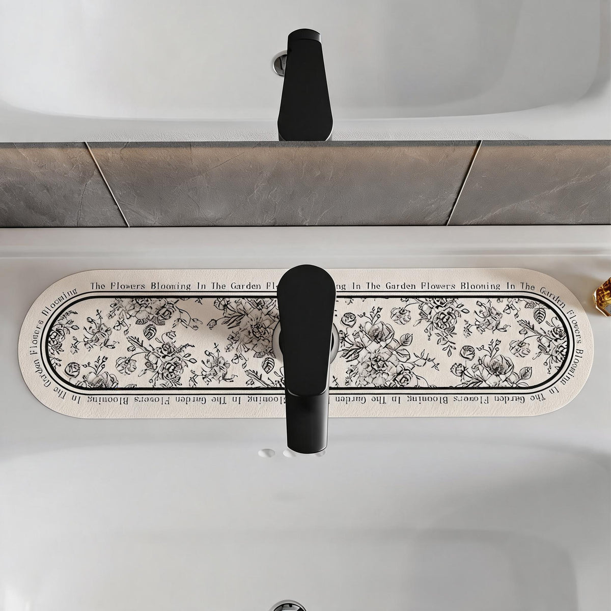 Toile Faucet Splash Mat