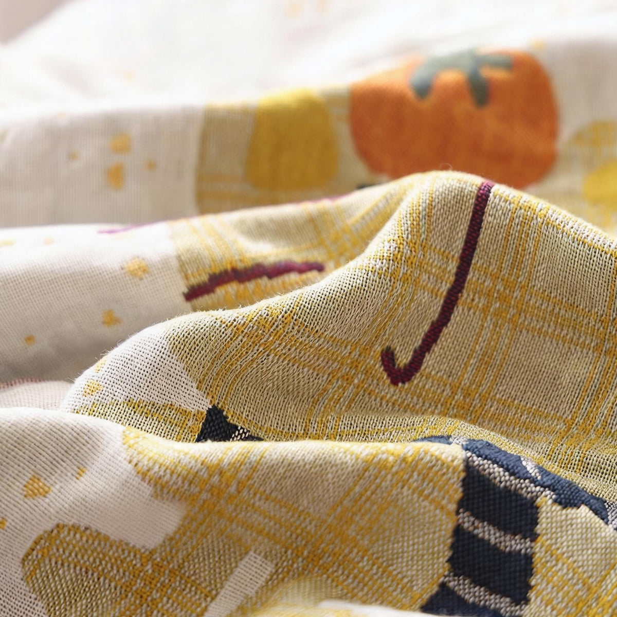 Cartoon Print Gauze Towel
