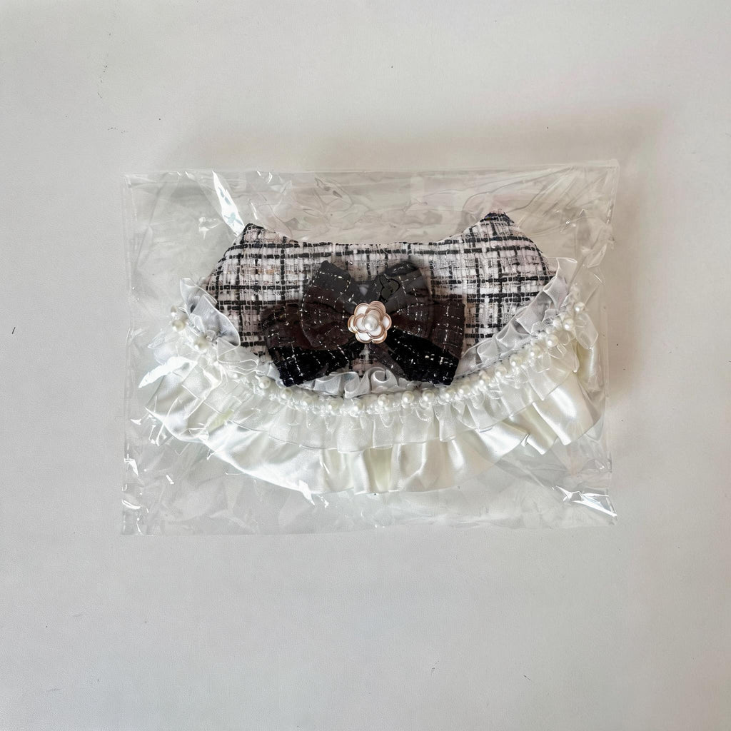 Camellia Bow Bib and Beret