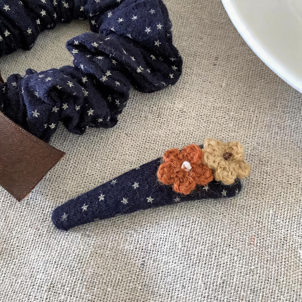 Flower Star Snap Hair Clip